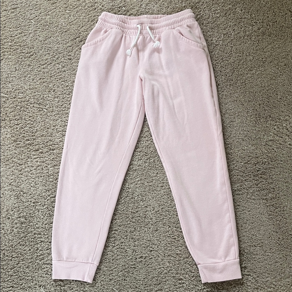 Cat & Jack girls pink fleece sweatpants XL 14/16